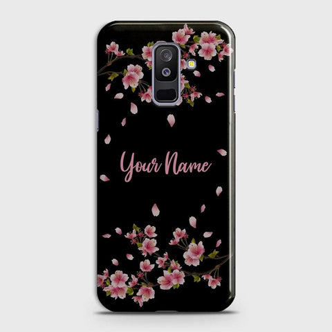 Samsung A6 Plus 2018 Cover - Floral Series - Matte Finish - Snap On Hard Case with LifeTime Colors Guarantee