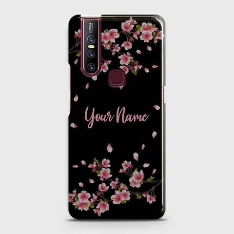 Vivo V15 Cover - Floral Series - Matte Finish - Snap On Hard Case with LifeTime Colors Guarantee