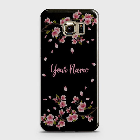 Samsung Galaxy S6 Edge Cover - Floral Series - Matte Finish - Snap On Hard Case with LifeTime Colors Guarantee