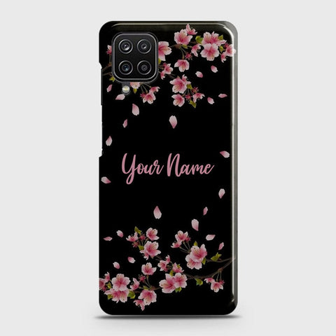 Samsung Galaxy A12 Cover - Floral Series - Matte Finish - Snap On Hard Case with LifeTime Colors Guarantee