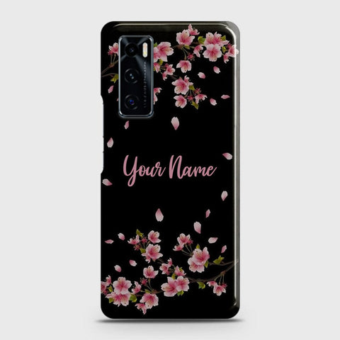 Vivo V20 SE Cover - Floral Series - Matte Finish - Snap On Hard Case with LifeTime Colors Guarantee