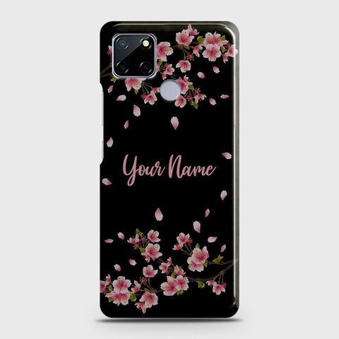 Realme Narzo 30A Cover - Floral Series - Matte Finish - Snap On Hard Case with LifeTime Colors Guarantee