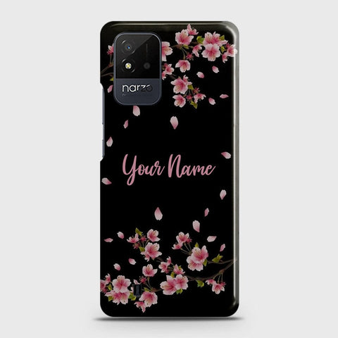 Realme C20 Cover - Floral Series - Matte Finish - Snap On Hard Case with LifeTime Colors Guarantee