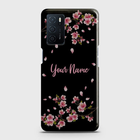 Oppo A16 Cover - Floral Series - Matte Finish - Snap On Hard Case with LifeTime Colors Guarantee