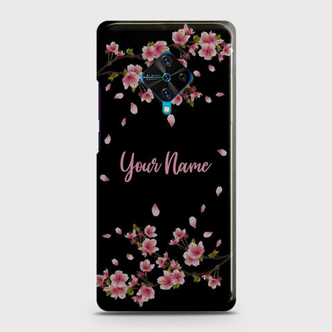 Vivo S1 Pro  Cover - Floral Series - Matte Finish - Snap On Hard Case with LifeTime Colors Guarantee