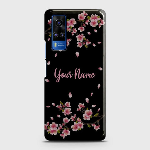 Vivo Y33  Cover - Floral Series - Matte Finish - Snap On Hard Case with LifeTime Colors Guarantee