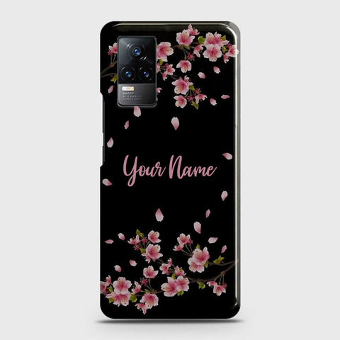 Vivo Y73  Cover - Floral Series - Matte Finish - Snap On Hard Case with LifeTime Colors Guarantee