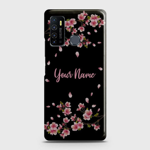 Tecno Camon 15 Cover - Floral Series - Matte Finish - Snap On Hard Case with LifeTime Colors Guarantee