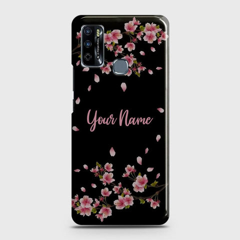 Infinix Hot 9 Play Cover - Floral Series - Matte Finish - Snap On Hard Case with LifeTime Colors Guarantee