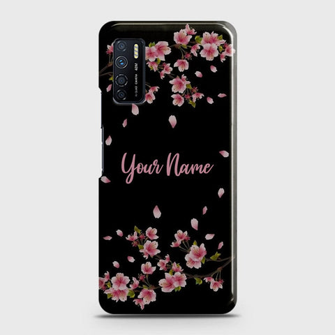 Infinix Note 7 Lite Cover - Floral Series - Matte Finish - Snap On Hard Case with LifeTime Colors Guarantee