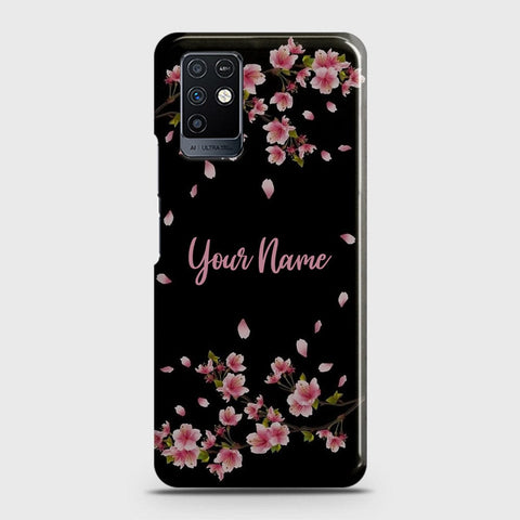 Infinix Note 10 Cover - Floral Series - Matte Finish - Snap On Hard Case with LifeTime Colors Guarantee