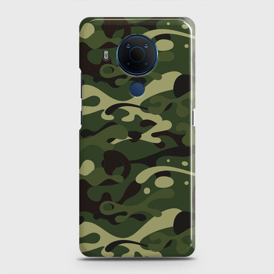 Nokia 5.4 Cover - Camo Series - Forest Green Design - Matte Finish - Snap On Hard Case with LifeTime Colors Guarantee