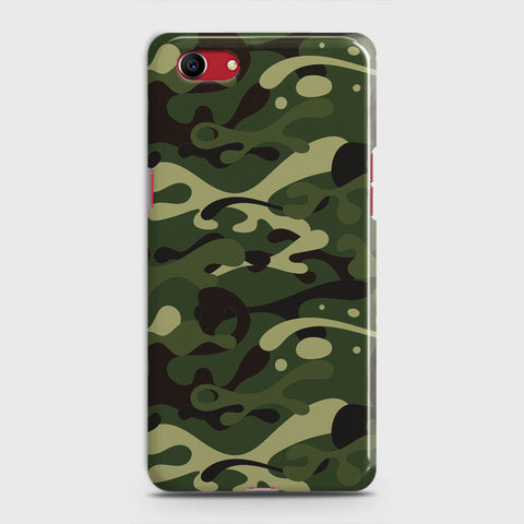Oppo A1k  Cover - Camo Series - Forest Green Design - Matte Finish - Snap On Hard Case with LifeTime Colors Guarantee
