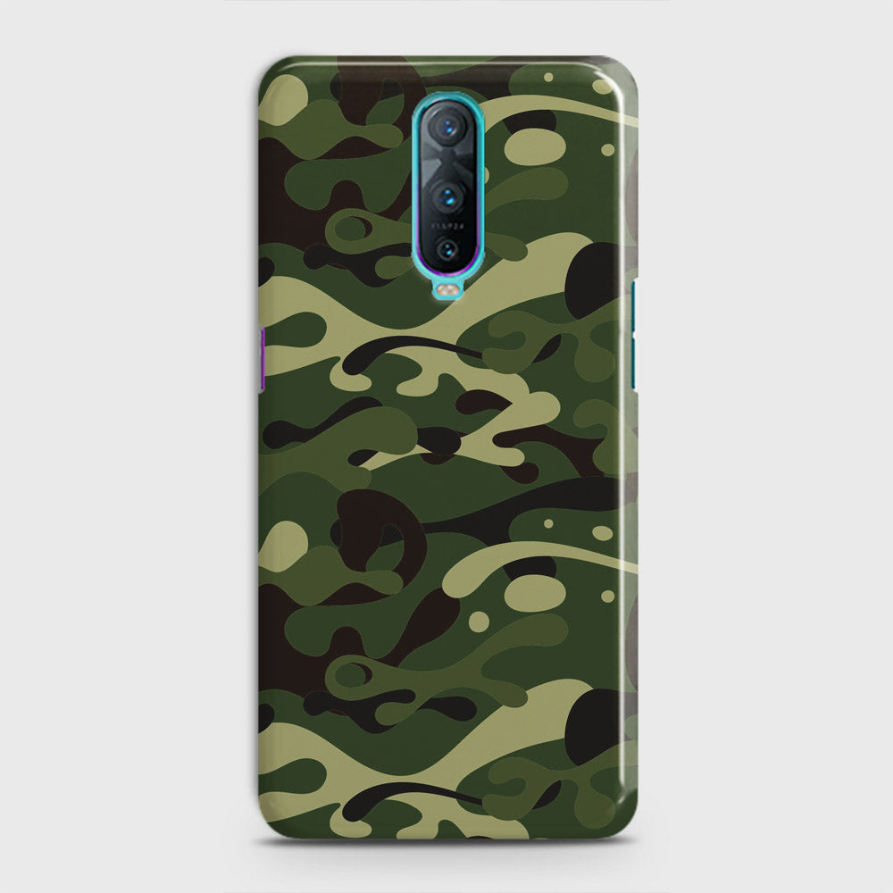 Oppo R17 Pro Cover - Camo Series - Forest Green Design - Matte Finish - Snap On Hard Case with LifeTime Colors Guarantee