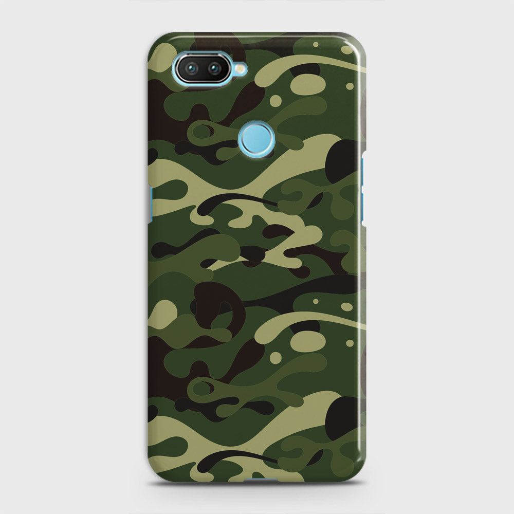 Xiaomi Mi 8 Lite Cover - Camo Series - Forest Green Design - Matte Finish - Snap On Hard Case with LifeTime Colors Guarantee