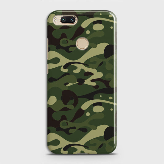 Xiaomi Mi A1 Cover - Camo Series - Forest Green Design - Matte Finish - Snap On Hard Case with LifeTime Colors Guarantee