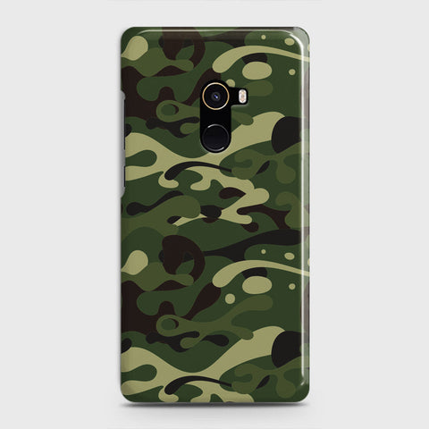 Xiaomi Mi Mix 2 Cover - Camo Series - Forest Green Design - Matte Finish - Snap On Hard Case with LifeTime Colors Guarantee