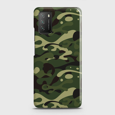 Xiaomi Redmi 9T Cover - Camo Series - Forest Green Design - Matte Finish - Snap On Hard Case with LifeTime Colors Guarantee