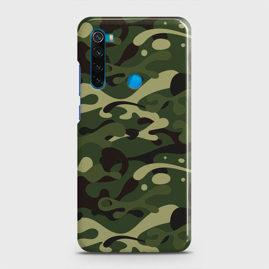 Xiaomi Redmi Note 8 Cover - Camo Series - Forest Green Design - Matte Finish - Snap On Hard Case with LifeTime Colors Guarantee