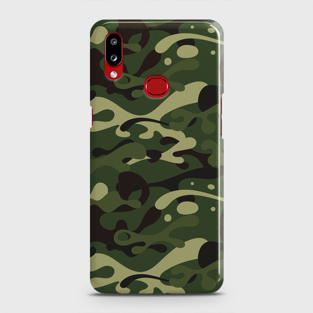 Samsung Galaxy A10s Cover - Camo Series - Forest Green Design - Matte Finish - Snap On Hard Case with LifeTime Colors Guarantee