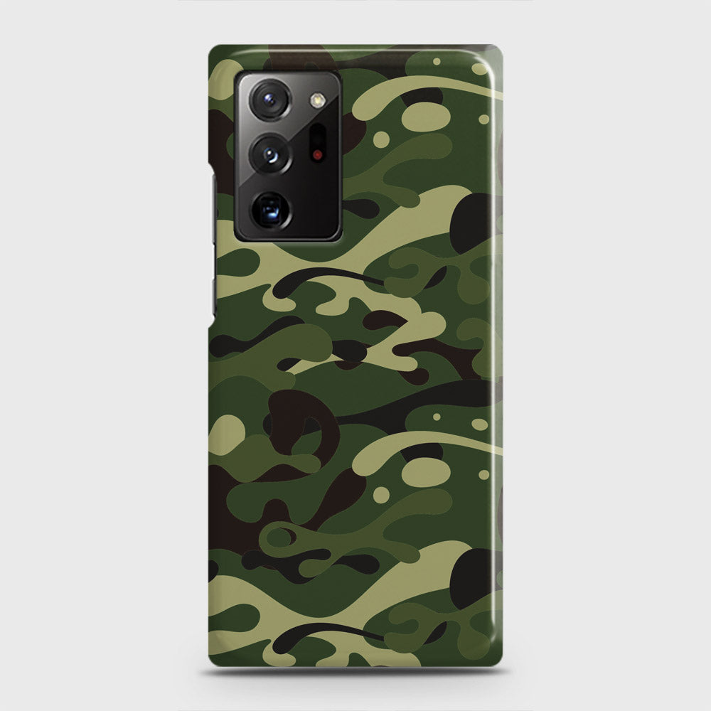 Samsung Galaxy Note 20 Ultra Cover - Camo Series - Forest Green Design - Matte Finish - Snap On Hard Case with LifeTime Colors Guarantee (Fast Delivery)