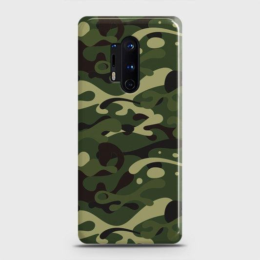 OnePlus 8 Pro Cover - Camo Series - Forest Green Design - Matte Finish - Snap On Hard Case with LifeTime Colors Guarantee