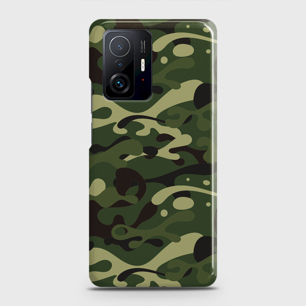 Xiaomi 11T Pro Cover - Camo Series - Forest Green Design - Matte Finish - Snap On Hard Case with LifeTime Colors Guarantee