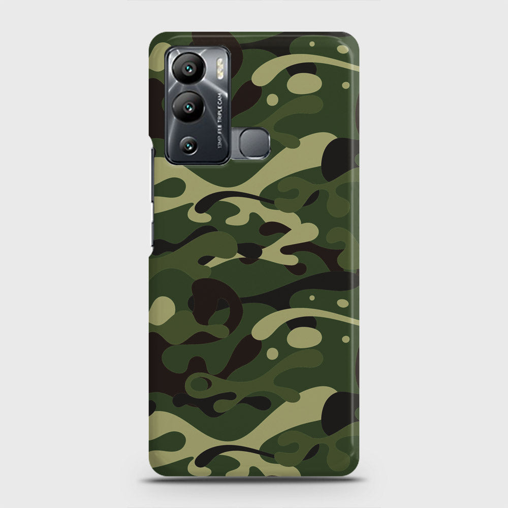 Infinix Hot 12i Cover - Camo Series - Forest Green Design - Matte Finish - Snap On Hard Case with LifeTime Colors Guarantee