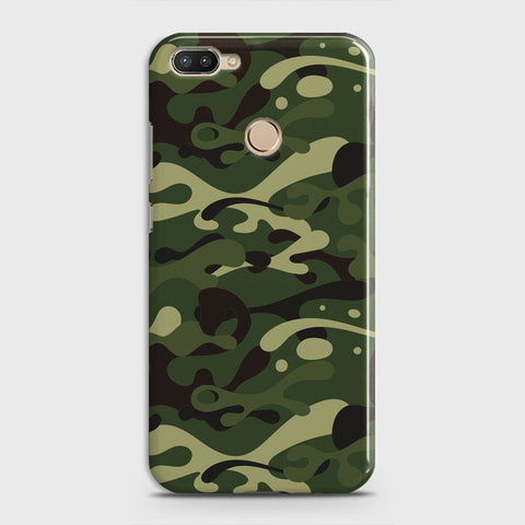 Infinix Hot 6 Pro  Cover - Camo Series - Forest Green Design - Matte Finish - Snap On Hard Case with LifeTime Colors Guarantee