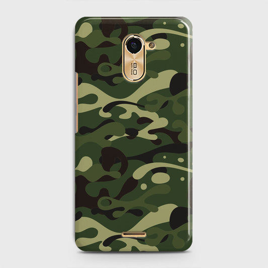 Infinix Hot 4 / Hot 4 Pro  Cover - Camo Series - Forest Green Design - Matte Finish - Snap On Hard Case with LifeTime Colors Guarantee