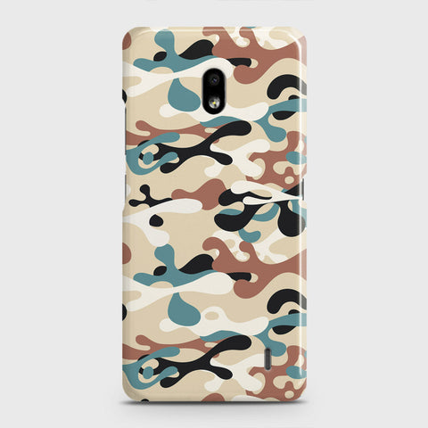 Nokia 2.2 Cover - Camo Series - Black & Brown Design - Matte Finish - Snap On Hard Case with LifeTime Colors Guarantee