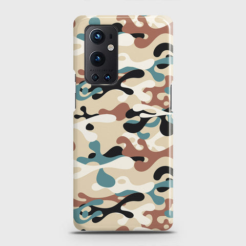 OnePlus 9 Pro  Cover - Camo Series - Black & Brown Design - Matte Finish - Snap On Hard Case with LifeTime Colors Guarantee