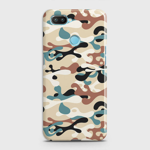 Realme 2 Cover - Camo Series - Black & Brown Design - Matte Finish - Snap On Hard Case with LifeTime Colors Guarantee