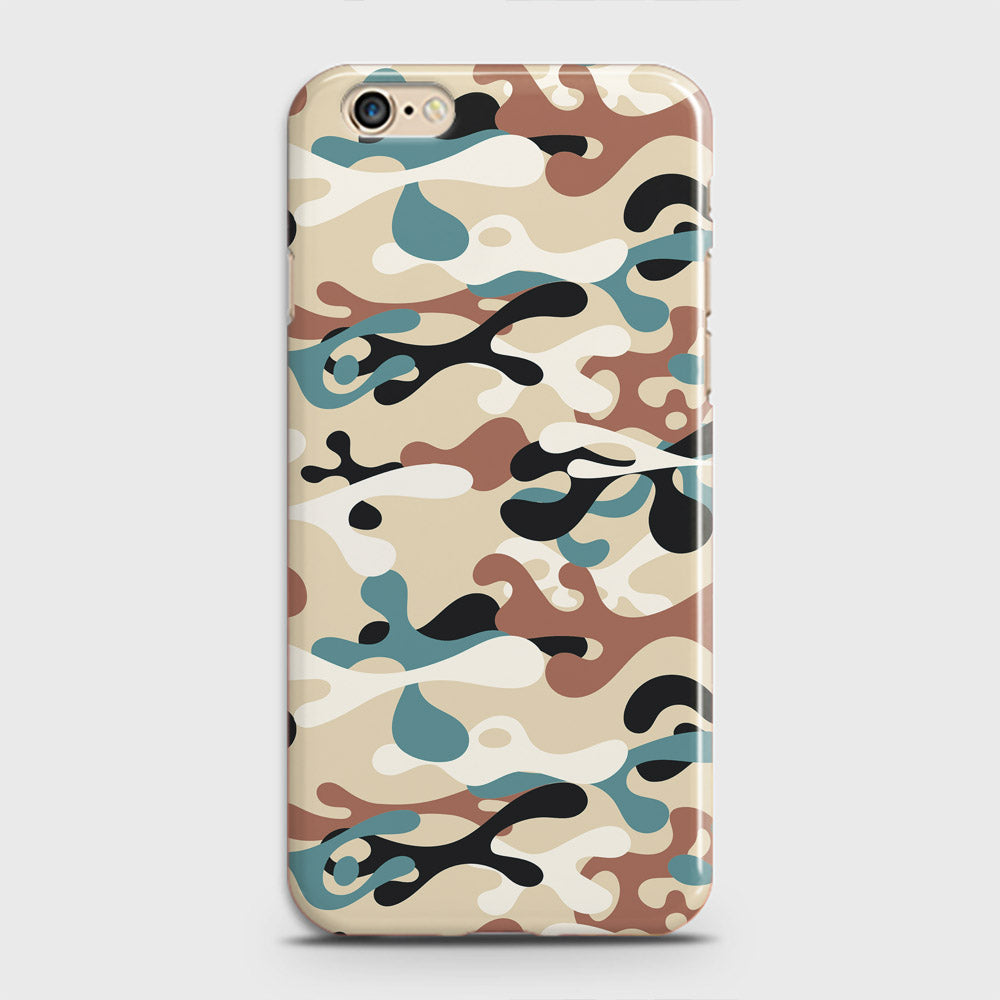 iPhone 6 Plus Cover - Camo Series - Black & Brown Design - Matte Finish - Snap On Hard Case with LifeTime Colors Guarantee