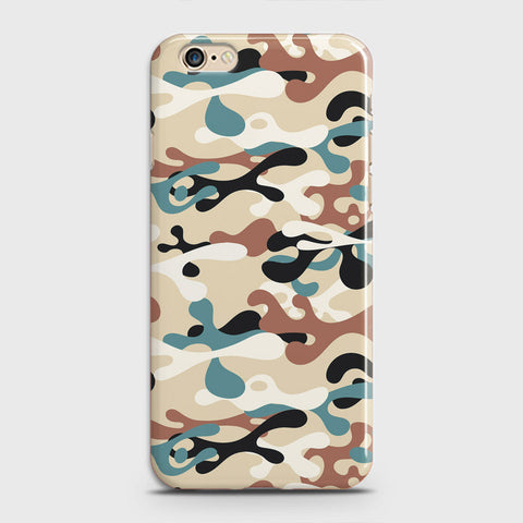 iPhone 6 Plus Cover - Camo Series - Black & Brown Design - Matte Finish - Snap On Hard Case with LifeTime Colors Guarantee