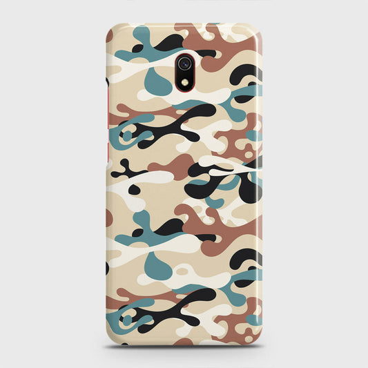 Xiaomi Redmi 8A Cover - Camo Series - Black & Brown Design - Matte Finish - Snap On Hard Case with LifeTime Colors Guarantee