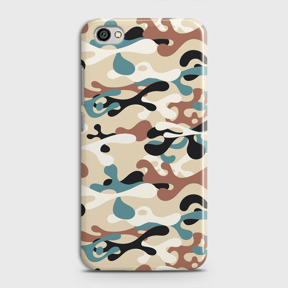 Xiaomi Redmi Note 5A Without Sensor Cover - Camo Series - Black & Brown Design - Matte Finish - Snap On Hard Case with LifeTime Colors Guarantee