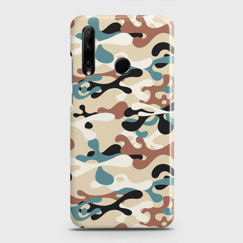 Honor 20 lite Cover - Camo Series - Black & Brown Design- Matte Finish - Snap On Hard Case with LifeTime Colors Guarantee