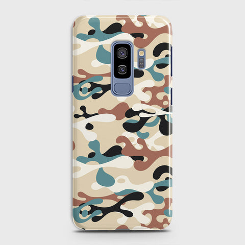 Samsung Galaxy S9 Plus Cover - Camo Series - Black & Brown Design - Matte Finish - Snap On Hard Case with LifeTime Colors Guarantee