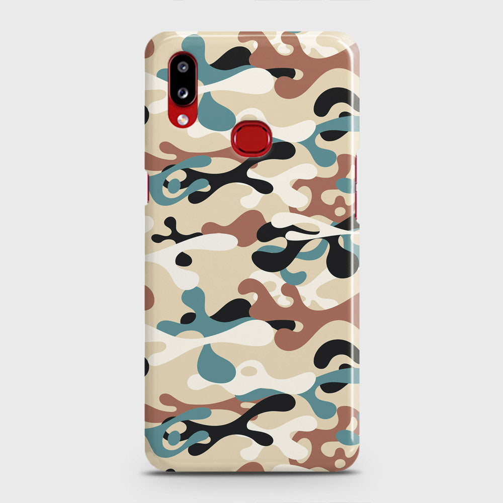 Samsung Galaxy A10s Cover - Camo Series - Black & Brown Design - Matte Finish - Snap On Hard Case with LifeTime Colors Guarantee