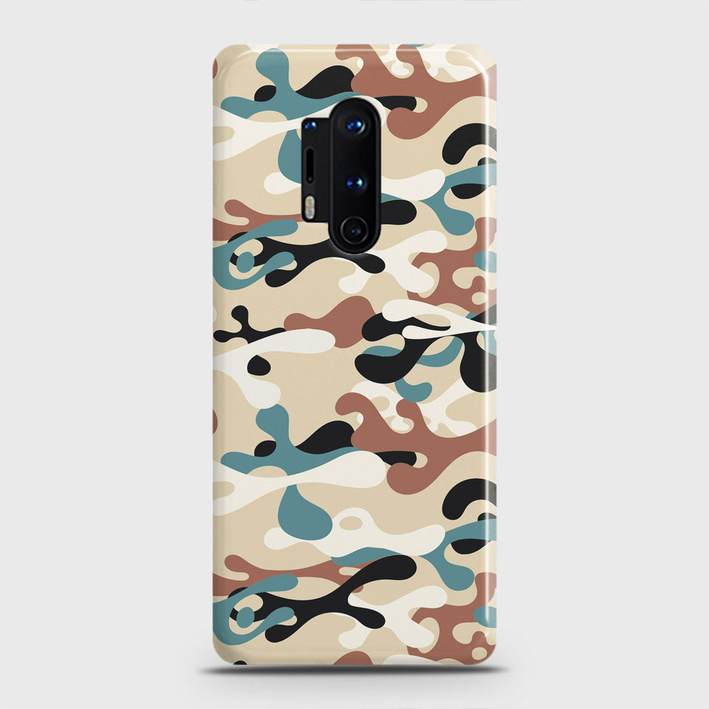 OnePlus 8 Pro Cover - Camo Series - Black & Brown Design - Matte Finish - Snap On Hard Case with LifeTime Colors Guarantee