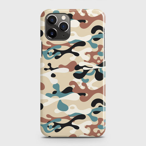 iPhone 11 Pro Max Cover - Camo Series - Black & Brown Design - Matte Finish - Snap On Hard Case with LifeTime Colors Guarantee