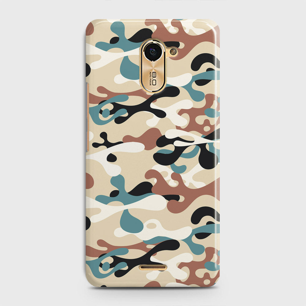 Infinix Hot 4 / Hot 4 Pro  Cover - Camo Series - Black & Brown Design - Matte Finish - Snap On Hard Case with LifeTime Colors Guarantee