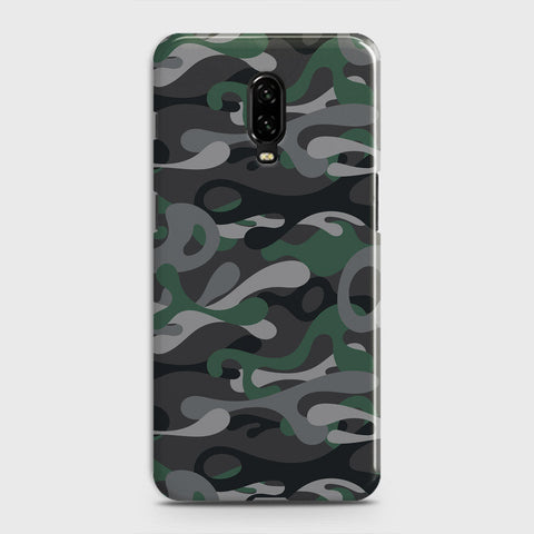 OnePlus 7  Cover - Camo Series - Green & Grey Design - Matte Finish - Snap On Hard Case with LifeTime Colors Guarantee