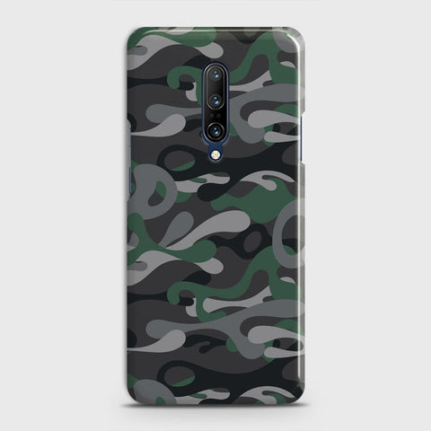 OnePlus 7 Pro  Cover - Camo Series - Green & Grey Design - Matte Finish - Snap On Hard Case with LifeTime Colors Guarantee