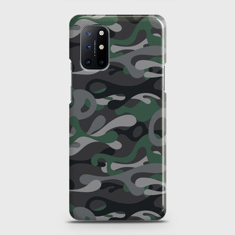 OnePlus 8T  Cover - Camo Series - Green & Grey Design - Matte Finish - Snap On Hard Case with LifeTime Colors Guarantee