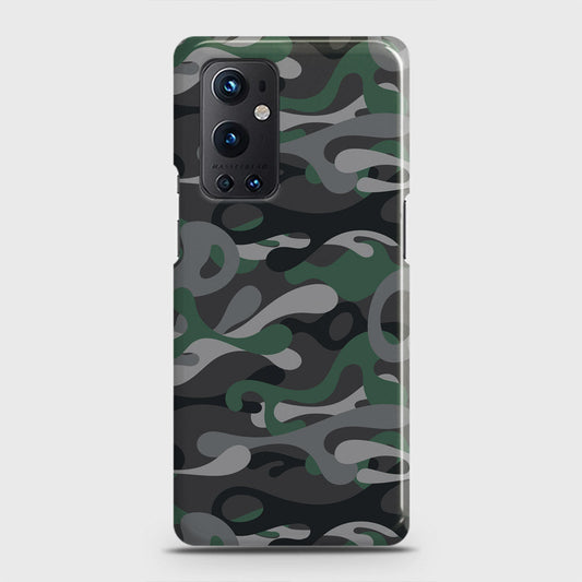 OnePlus 9 Pro  Cover - Camo Series - Green & Grey Design - Matte Finish - Snap On Hard Case with LifeTime Colors Guarantee