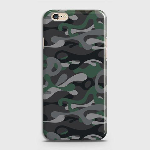 Oppo A39 Cover - Camo Series - Green & Grey Design - Matte Finish - Snap On Hard Case with LifeTime Colors Guarantee