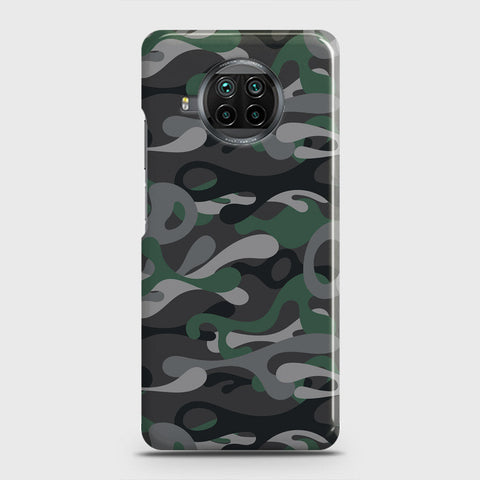 Xiaomi Mi 10T Lite Cover - Camo Series - Green & Grey Design - Matte Finish - Snap On Hard Case with LifeTime Colors Guarantee