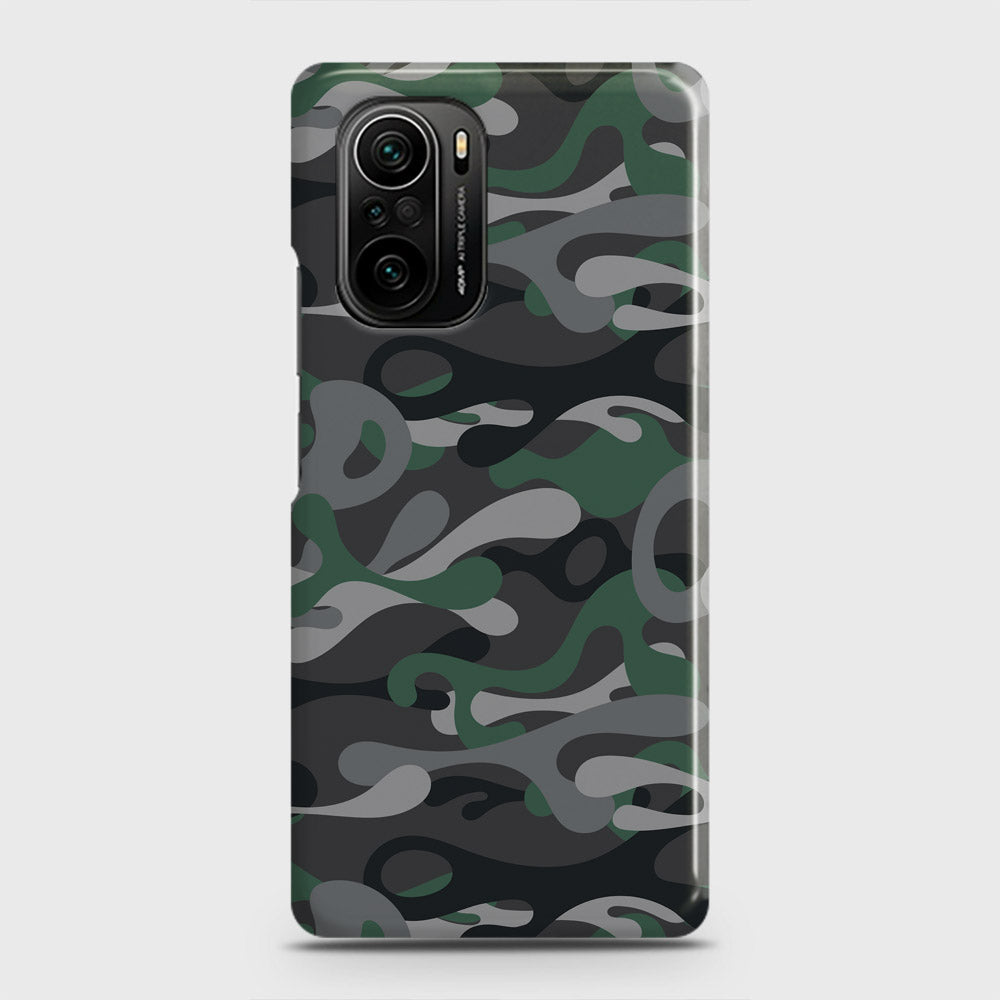 Xiaomi Mi 11X Pro Cover - Camo Series - Green & Grey Design - Matte Finish - Snap On Hard Case with LifeTime Colors Guarantee